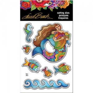 STAMPENDOUS! Laurel Burch Die Set - Mermaid Fish