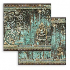 Stamperia Double Sided 12in x 12in Cardstock - Magic Forest - Door Ornaments - SBB918