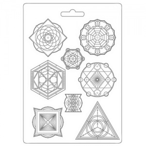 Stamperia A4 Soft Mould - Alchemy - Symbols - K3PTA4525