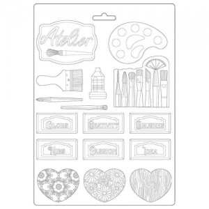 Stamperia A4 Soft Mould - Atelier des Arts - Tags