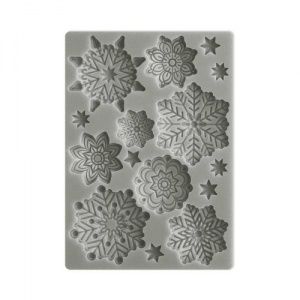 Stamperia A6 Silicone Mould - Snowflakes - KACM18