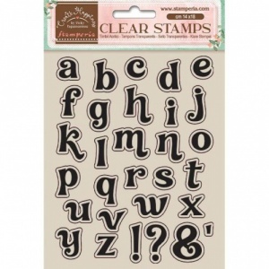 Stamperia Acrylic Stamp Set - Create Happiness - Alphabet - WTK159