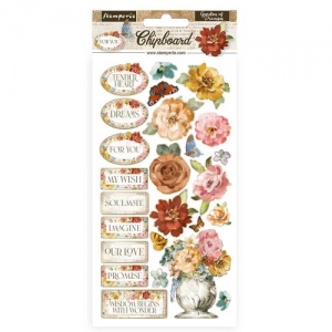 Stamperia Printed Chipboard - Garden of Promises - DFLCB56
