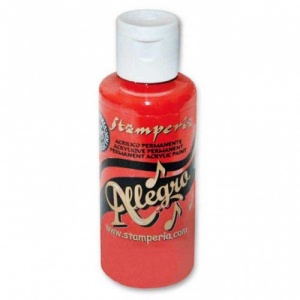Stamperia Allegro Acrylic Paint - Bright Red