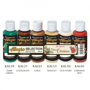 Stamperia Allegro Acrylic Paint Selection - Classic Christmas  - KALKIT08