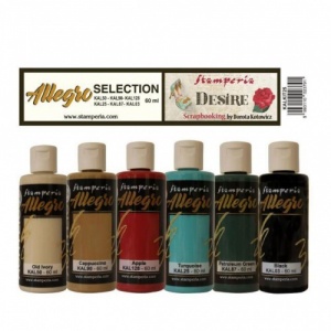 Stamperia Allegro Acrylic Paint Selection - Desire - KALKIT25