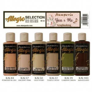Stamperia Allegro Acrylic Paint Selection - You and Me - KALKIT21