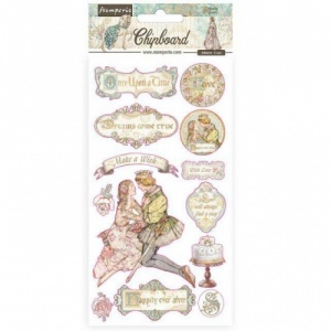 Stamperia Printed Chipboard - Sleeping Beauty - DFLCB30