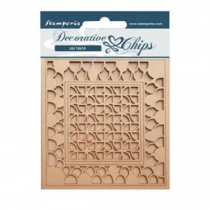 Stamperia Decorative Chips - Bauhaus - Pattern - SCB140