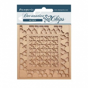 Stamperia Decorative Chips - Bauhaus - Pattern - SCB140