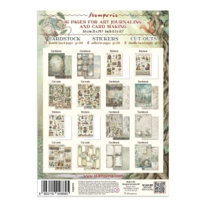 Sea Land Thick Stencil 12x25cm Shells - Stamperia