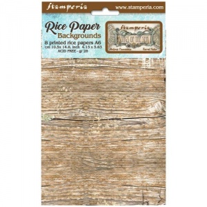 Stamperia A6 Rice Paper Backgrounds - Songs of the Sea - DFSAK6010