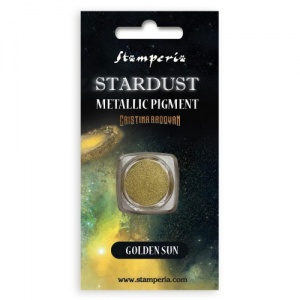 Stamperia Stardust Metallic Pigment - Golden Sun - KAPRB02