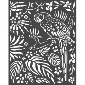 Stamperia Stencil - Amazonia - Parrot
