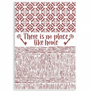 Stamperia Stencil - Casa Granada - There is No Place Like Home - KSG487