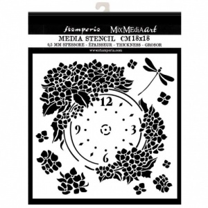 Stamperia Stencil - Hortensia - Clock