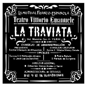 Stamperia Stencil - Desire - La Traviata - KSTDQ69