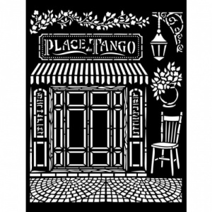 Stamperia Stencil - Desire - Place Tango - KSTD123