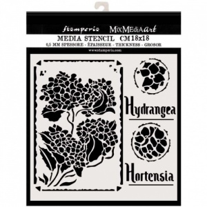 Stamperia Stencil - Hortensia - Frames