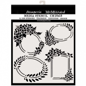 Stamperia Stencil - Hortensia - Labels