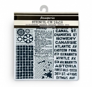 Stamperia Stencil - Voyages Fantastiques - Mixed Patterns - KSTDQ99