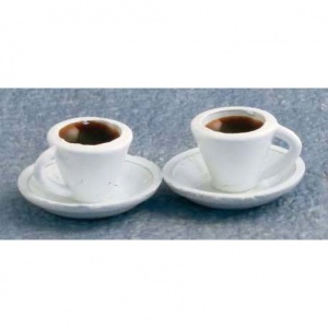 Streets Ahead Cup of Coffee and Saucer - Set of 2 - D2572