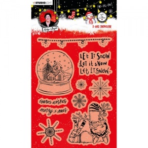 Studio Light Art by Marlene Clear Stamp Set - Merry & Bright Collection - Xmas Snow Globe - ABM-ES-STAMP83