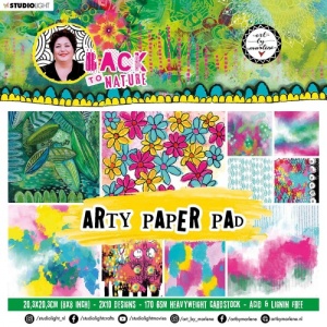 Studio Light Art by Marlene Arty Paper Pad - Back to Nature Collection - ABM-BTN-PP28