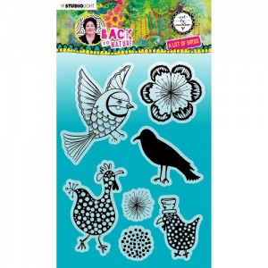 Studio Light Art by Marlene Clear Stamp Set - Back to Nature Collection - A Lot of Birds - ABM-BTN-STAMP149