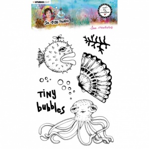 Studio Light Art by Marlene Clear Stamp Set - So-Fish-Ticated Collection #13 - Sea Creatures