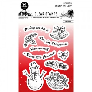 Studio Light Essentials Collection Clear Stamp - Snowman - BL-ES ...