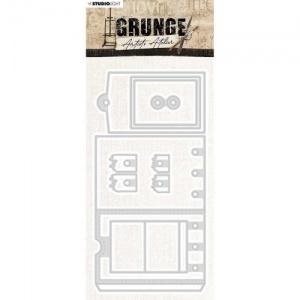 Studio Light Grunge Artist's Atelier Collection Cutting Die - Slider Label - CD24
