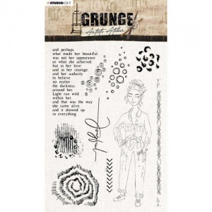 Studio Light Grunge Artist's Atelier Collection Clear Stamp Set - Painter - STAMP31