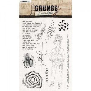 Studio Light Grunge Artist's Atelier Collection Clear Stamp Set ...