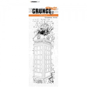 Studio Light Grunge Collection Clear Stamp - Telephone Booth - SL-GR-STAMP226