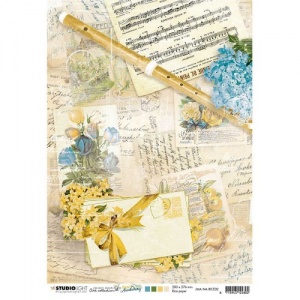 Studio Light Jenine's Mindful Art A4 Rice Paper - New Awakening Collection - JMA-NA-RICE02