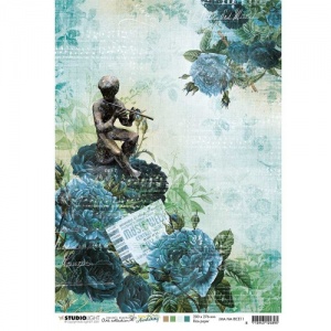 Studio Light Jenine's Mindful Art A4 Rice Paper - New Awakening Collection - JMA-NA-RICE11