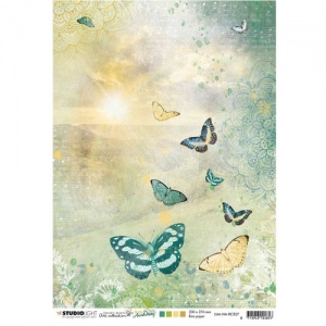Studio Light Jenine's Mindful Art A4 Rice Paper - New Awakening Collection - JMA-NA-RICE07