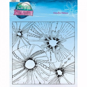 Studio Light Just Lou - Mindful Moodling Collection Clear Stamp - Circular Motions - JL-MM-STAMP190