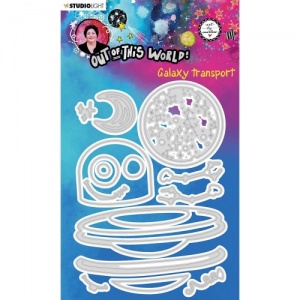 Studio Light Art by Marlene Cutting & Embossing Die - Out of This World Collection - Galaxy Transport - ABM-OOTW-CD84