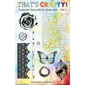 That's Crafty! Clear Stamp Set - Textures Collection - Set 3
