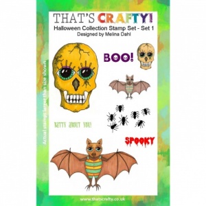 That's Crafty! Clear Stamp Set - Halloween Collection - Set 1