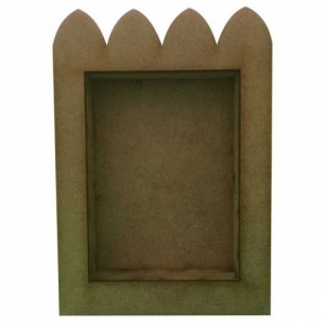 That's Crafty! Surfaces Dinky Art Shrine - Scallop Top - Pack of 3