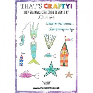 That's Crafty! Clear Stamp Set - Deep Sea Divas Collection - Marina