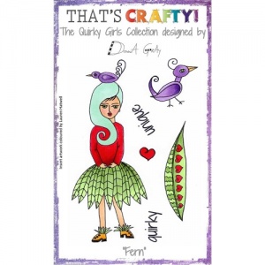 That's Crafty! Clear Stamp Set - The Quirky Girls Collection - Fern