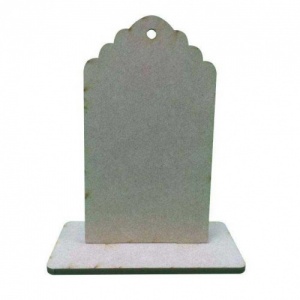 That's Crafty! Surfaces MDF Uprights - Scalloped Tag - Pack of 3