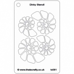 That's Crafty! Dinky Stencil - Fossil - TC081