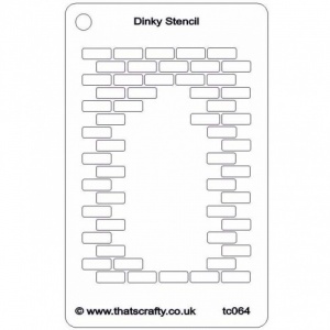 That's Crafty! Dinky Stencil - Hole in the Wall Repeat - TC064