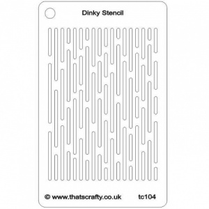 That's Crafty! Dinky Stencil - Lines - TC104