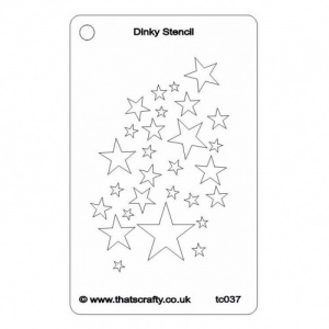 That's Crafty! Dinky Stencil - Star Shower - TC037